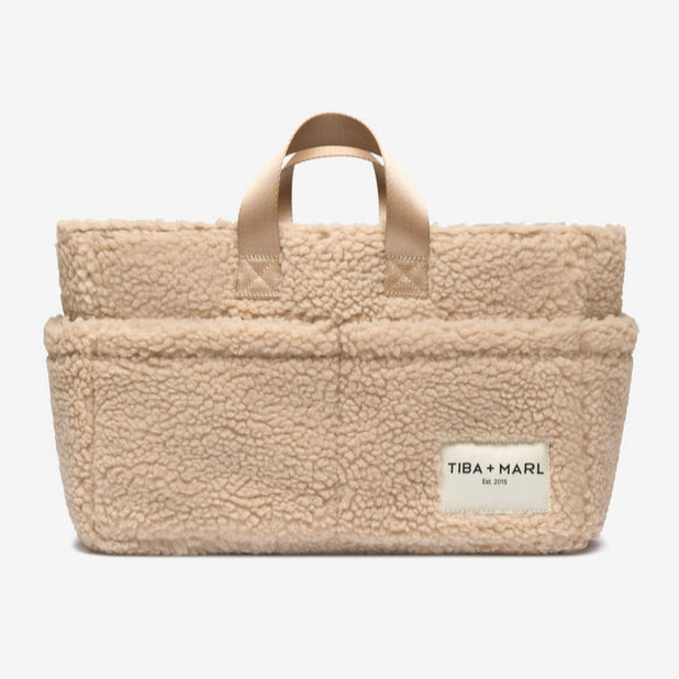 Tiba + Marl - Organiser Caddy / Pocket Tote Insert - Borg - Mabel & Fox