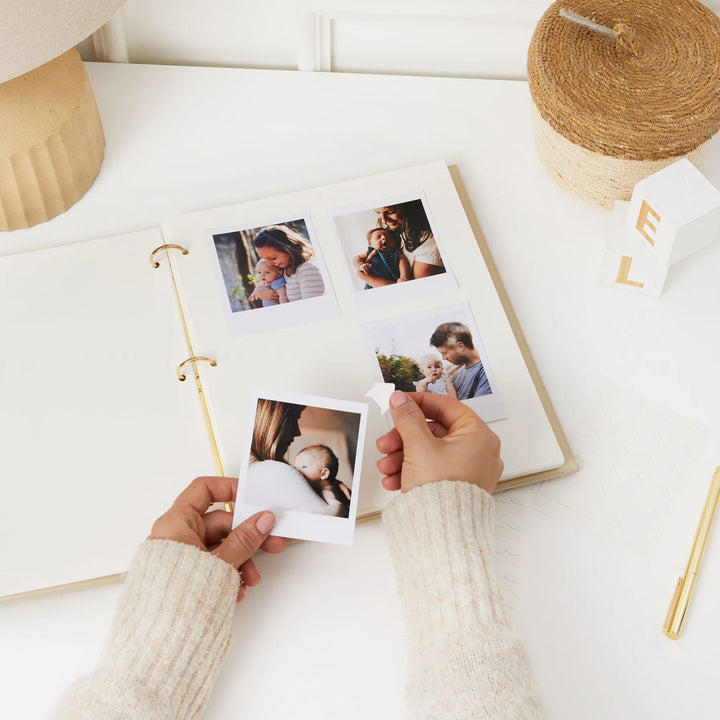 Blush & Gold - My First Year Photo Album - Mabel & Fox