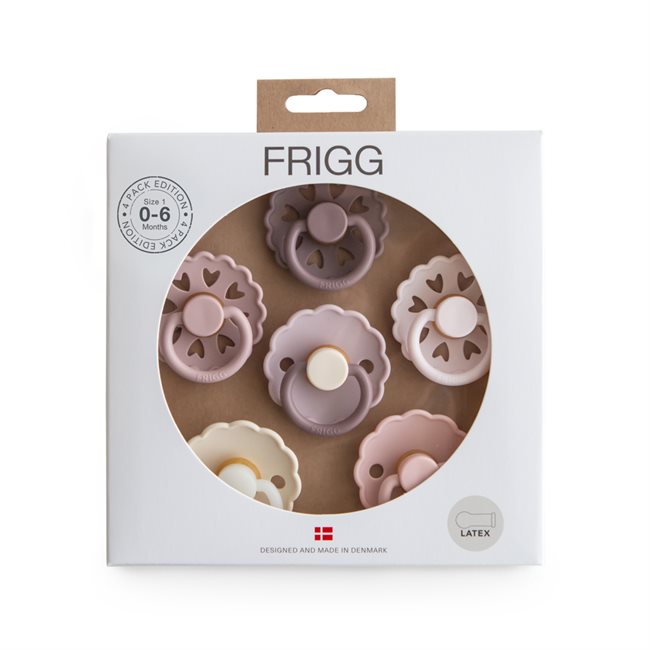 FRIGG - Pacifier -  Blooming Love - Size 1 (6 Pack)