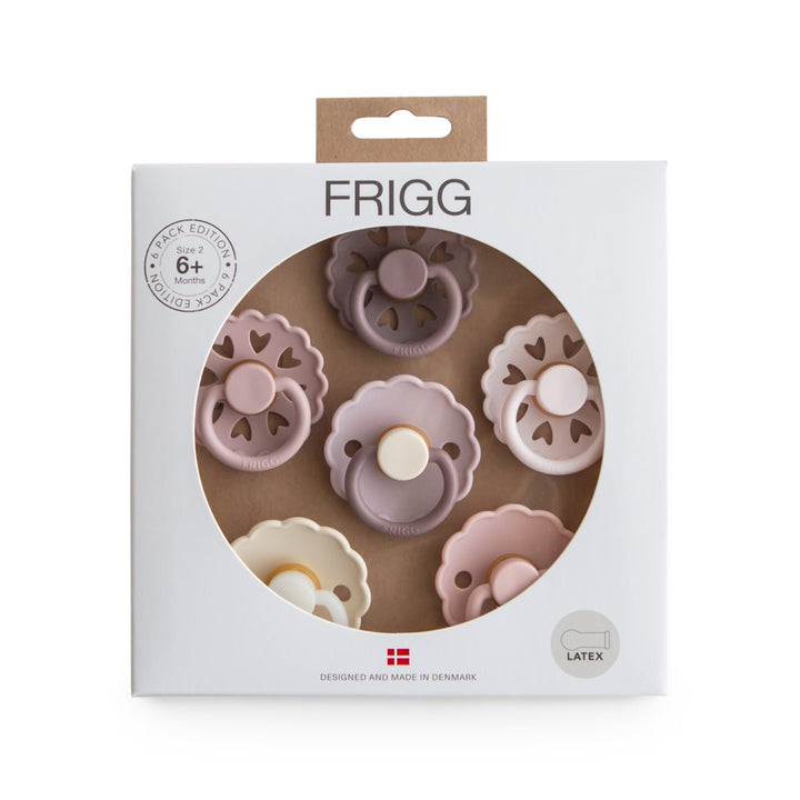 FRIGG - Pacifier -  Blooming Love - Size 2 (6 Pack)