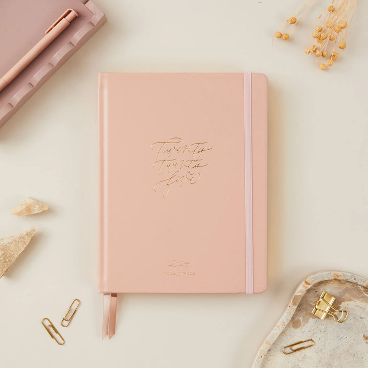 Blush & Gold - 2025 Weekly Planner - Sunset - Mabel & Fox