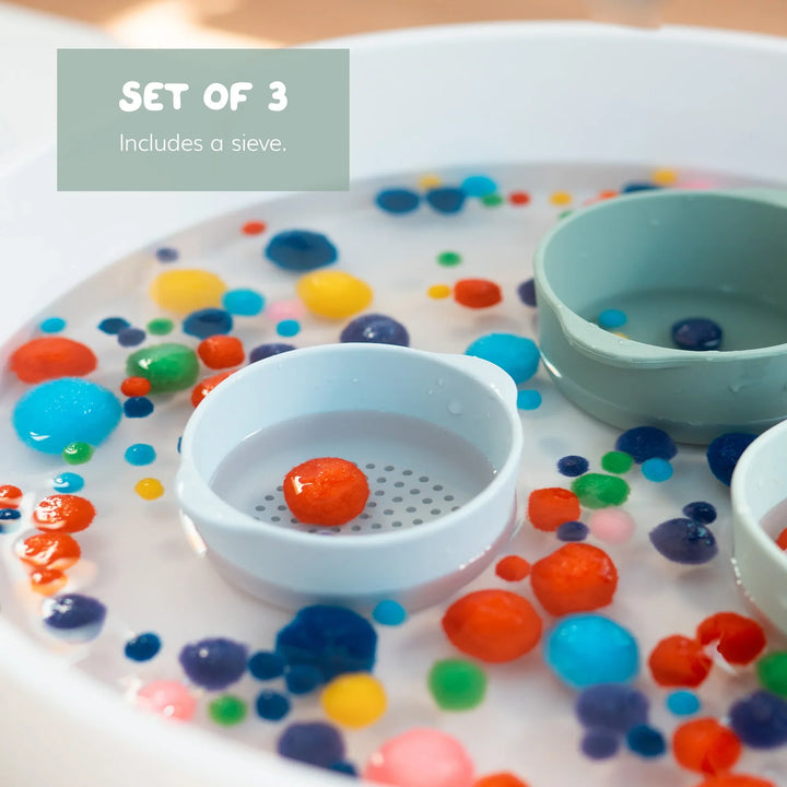 Inspire My Play - Nesting Bowl Set - Green/Blue