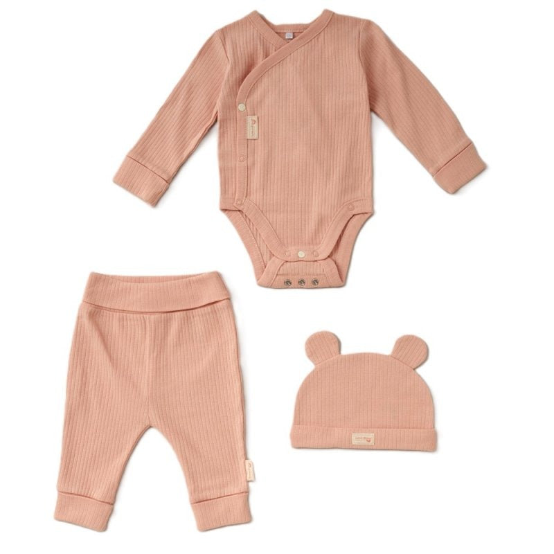 Mabel & Fox - Organic 3 Piece Outfit - Pink