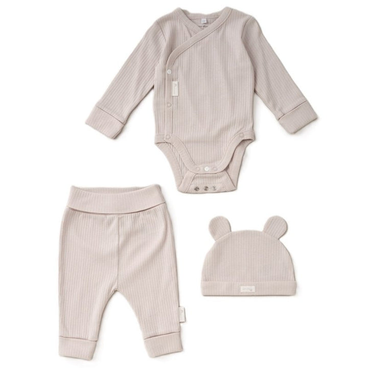 Mabel & Fox - Organic 3 Piece Outfit - Beige