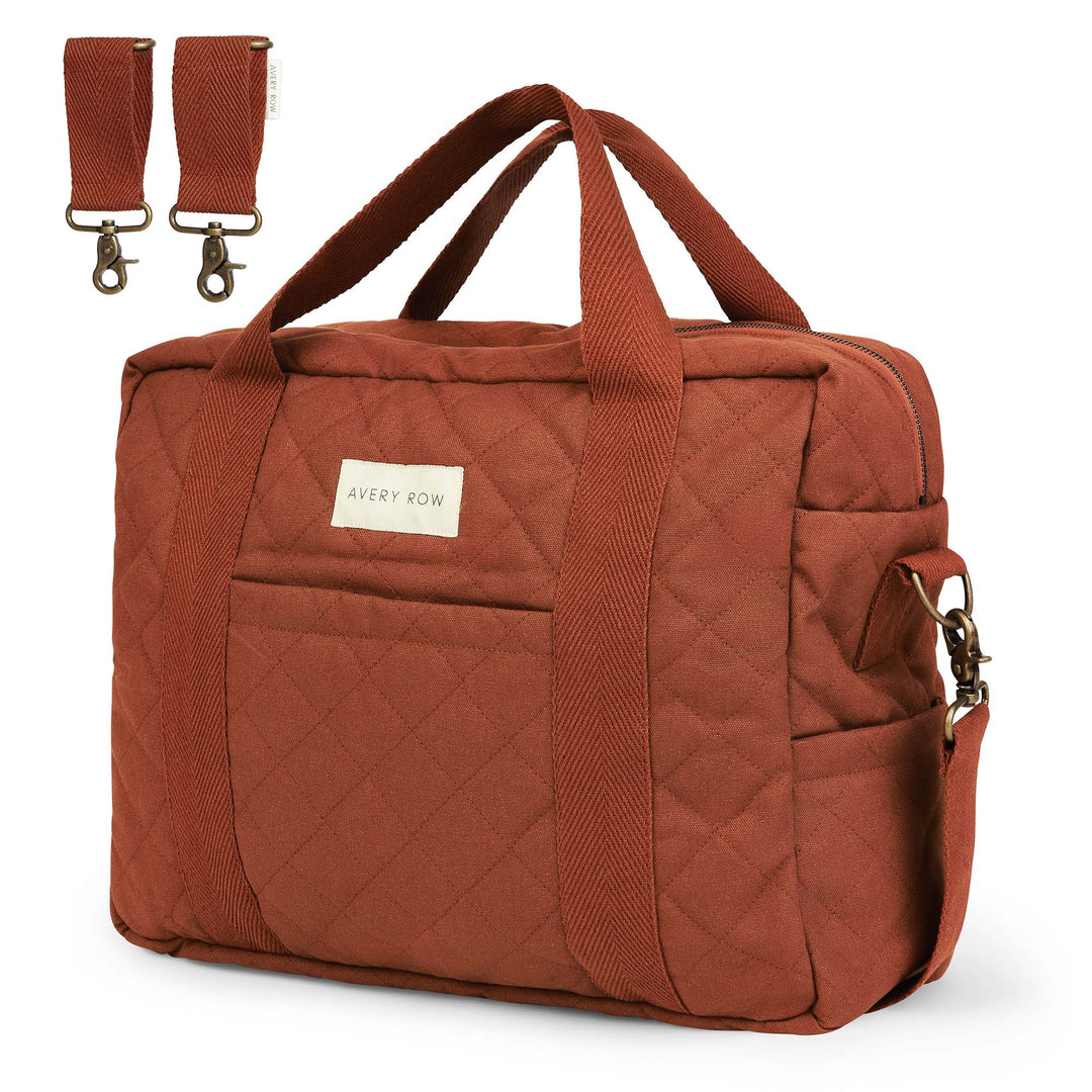 Avery Row - Baby Changing Bag - Cinnamon - Mabel & Fox