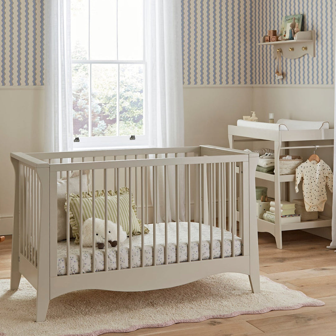 CuddleCo - Clara Mini 2 Piece Nursery Furniture Set - Cashmere