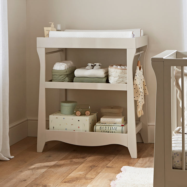 CuddleCo - Clara Mini 2 Piece Nursery Furniture Set - Cashmere