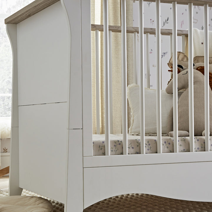 CuddleCo - Clara Cot Bed - White/Ash