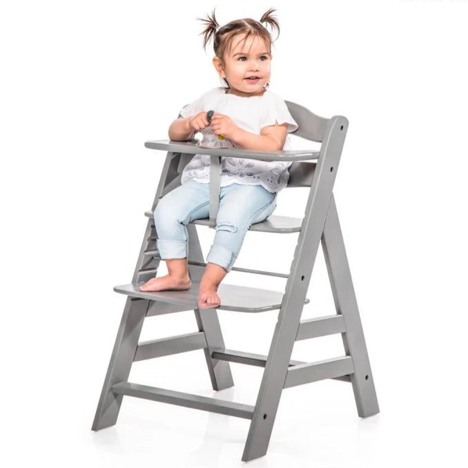 Hauck - Alpha+ Wooden Highchair - Grey