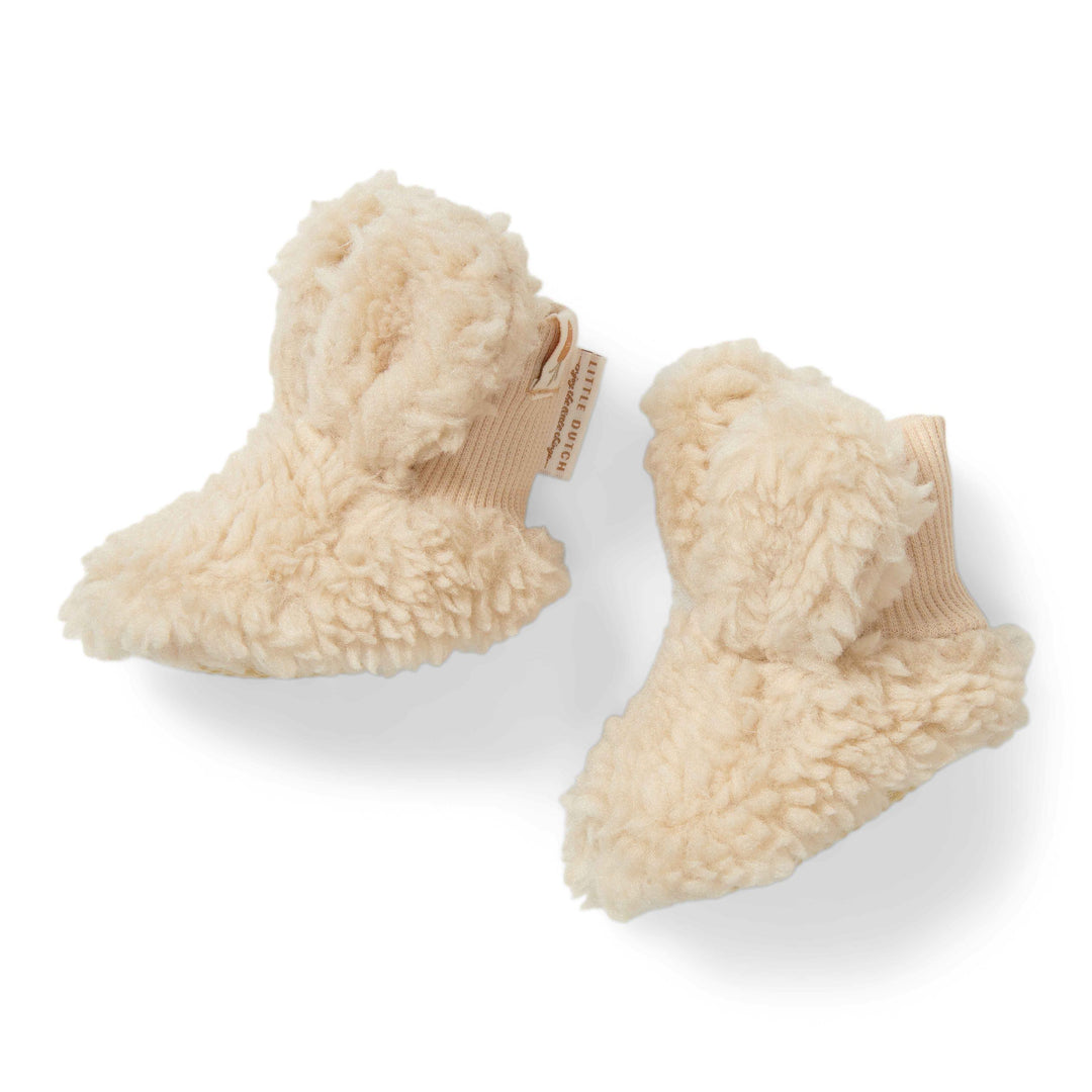 Little Dutch - Teddy Booties - Sand