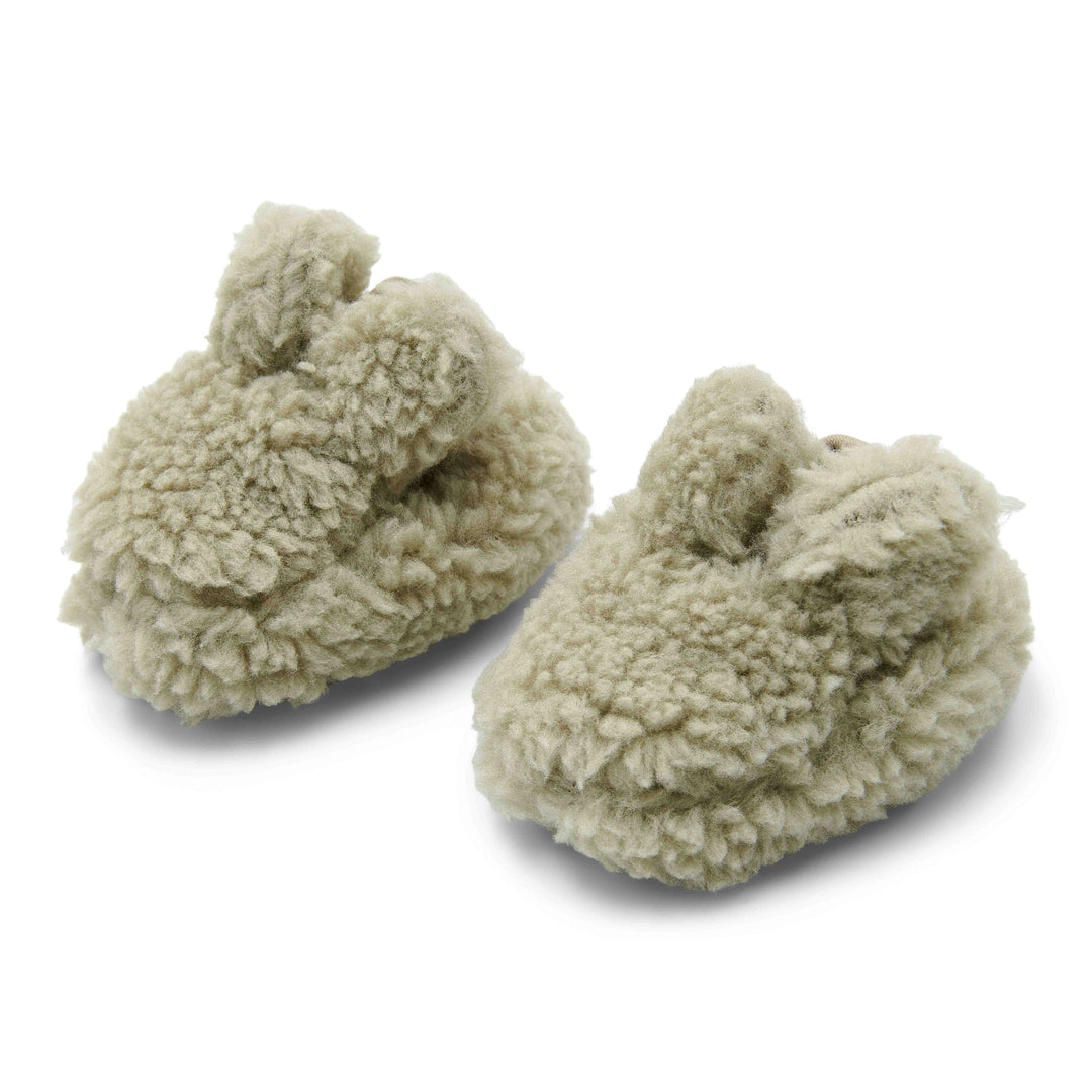 Little Dutch - Teddy Booties - Soft Green