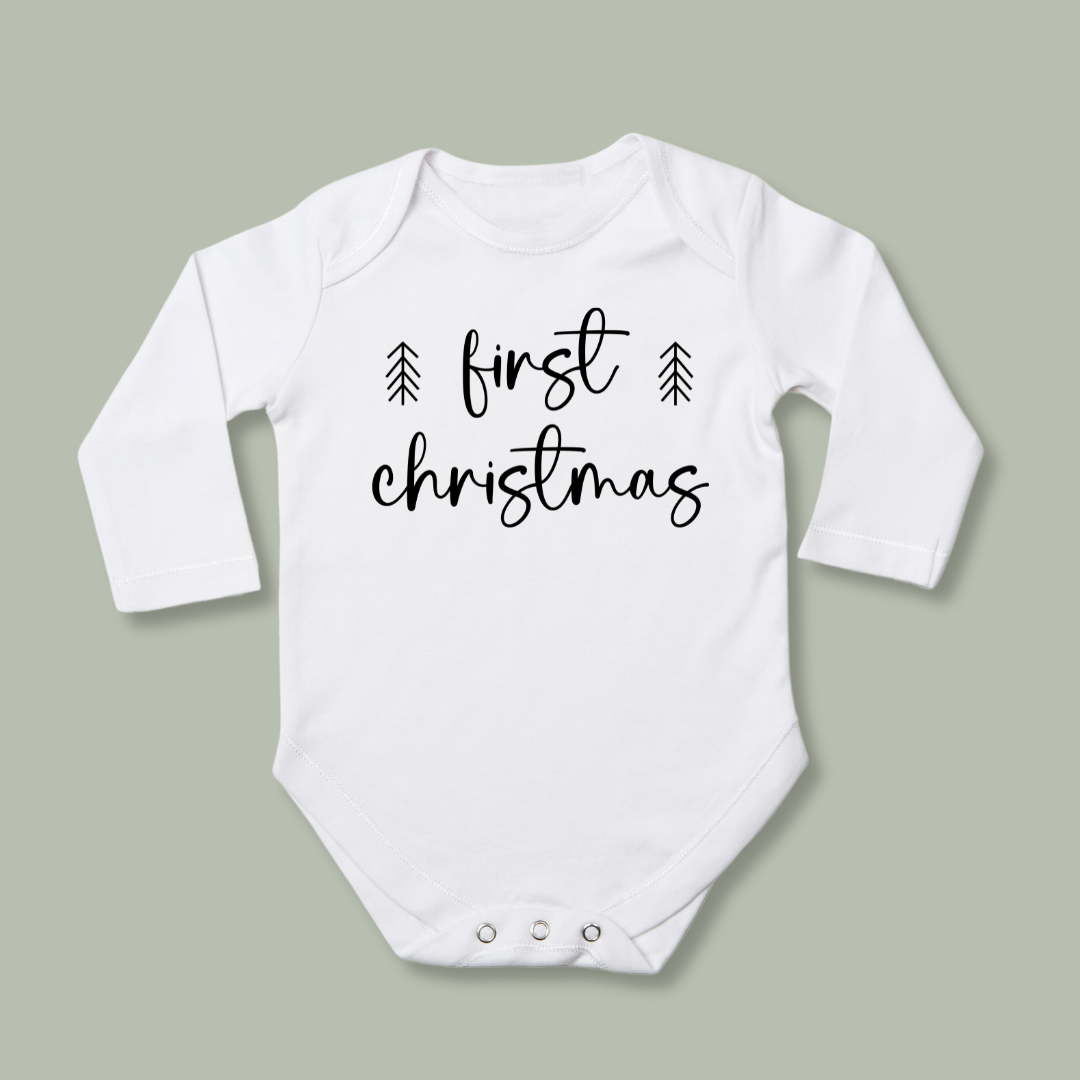 Mabel & Fox - First Christmas Baby Grow