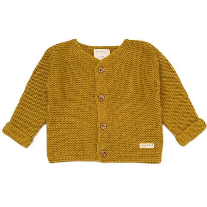 Mabel & Fox - Organic Knitted Cardigan - Mustard