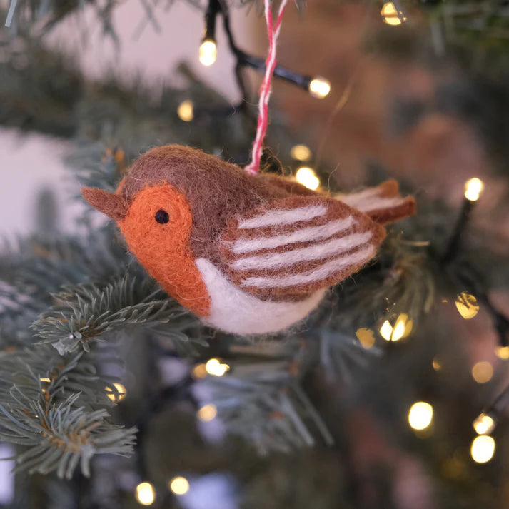 Fiona Walker - Christmas Decoration - Cute Robin