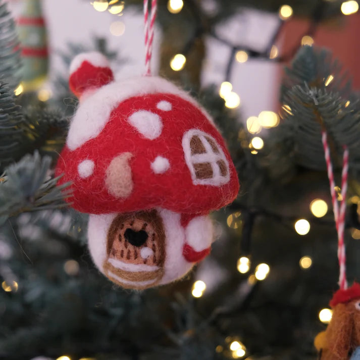 Fiona Walker - Christmas Decoration - Toadstool House