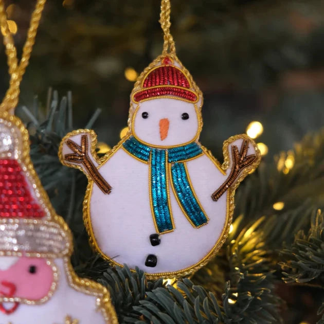 Fiona Walker - Christmas Decoration - Snowman Sparkle