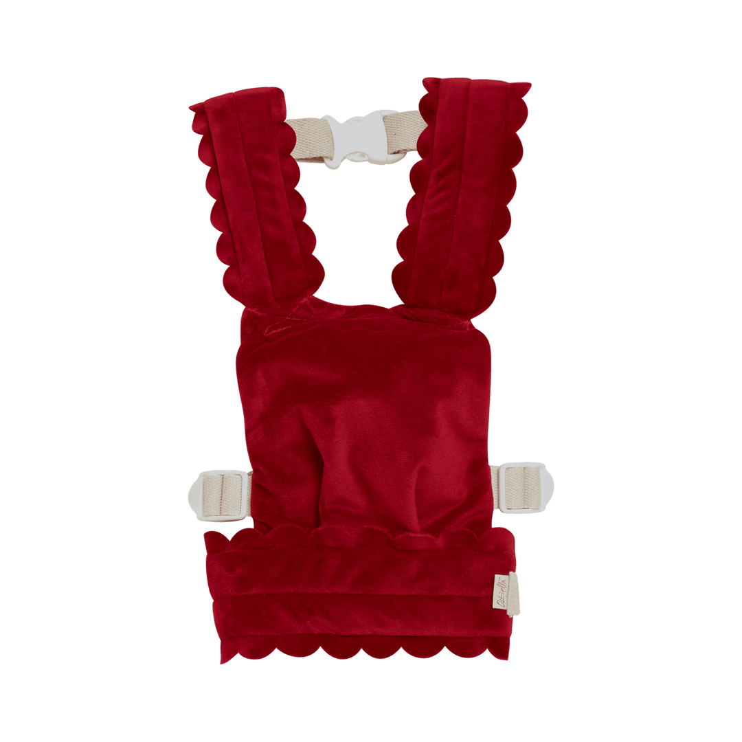 Olli Ella - Dinkum Dolls -Carrier - Petal Red