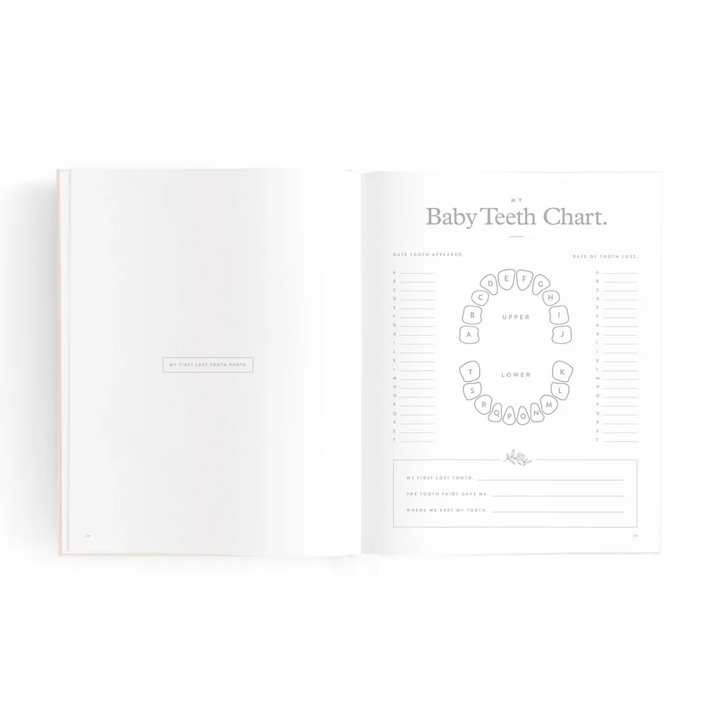 Fox & Fallow - Mini Baby Book - Oatmeal - Mabel & Fox