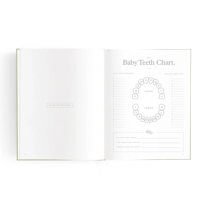 Fox & Fallow - Mini Baby Book - Sage - Mabel & Fox