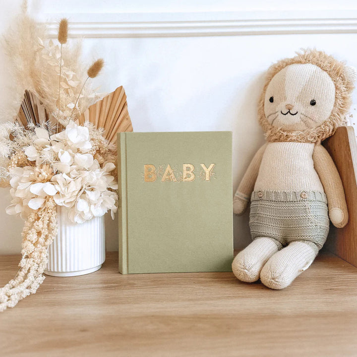 Fox & Fallow - Mini Baby Book - Sage - Mabel & Fox