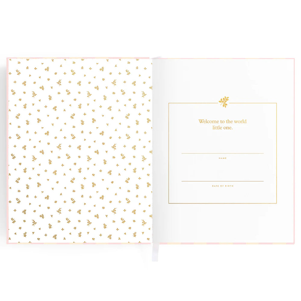 Fox & Fallow - Baby Book - Petal Stripe - Mabel & Fox