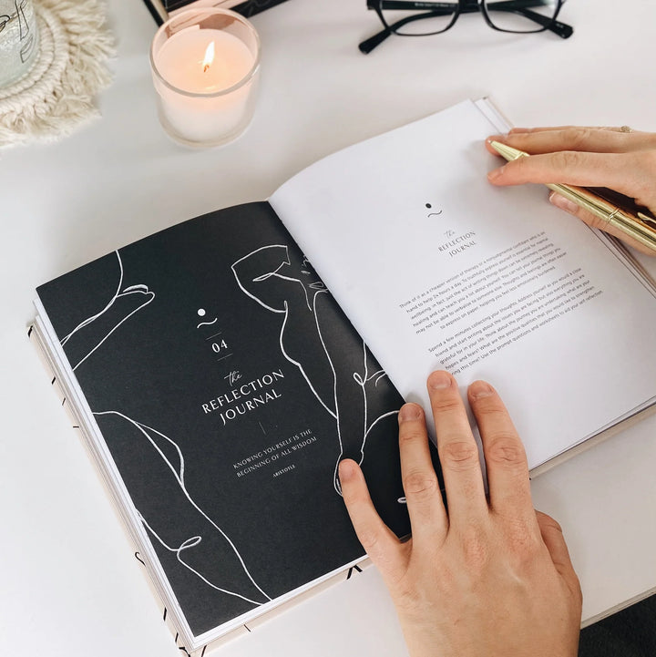 Blush & Gold - Body+Soul Wellness Journal and Planner - Eclipse - Mabel & Fox