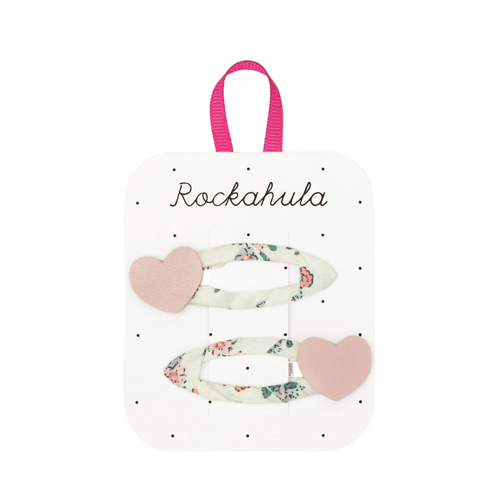 Rockahula - Snap Clips - Flora Heart Clips