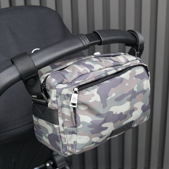 Tiba + Marl - Hiro Buggy Organiser / Changing Bag - Camo - Mabel & Fox