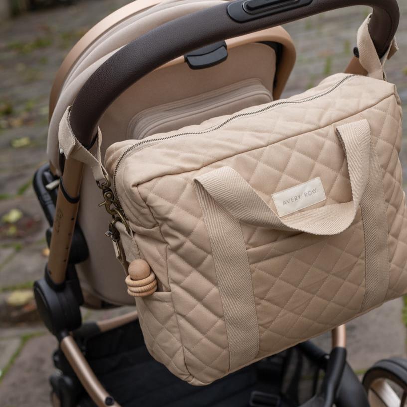 Avery Row - Baby Changing Bag - Natural - Mabel & Fox