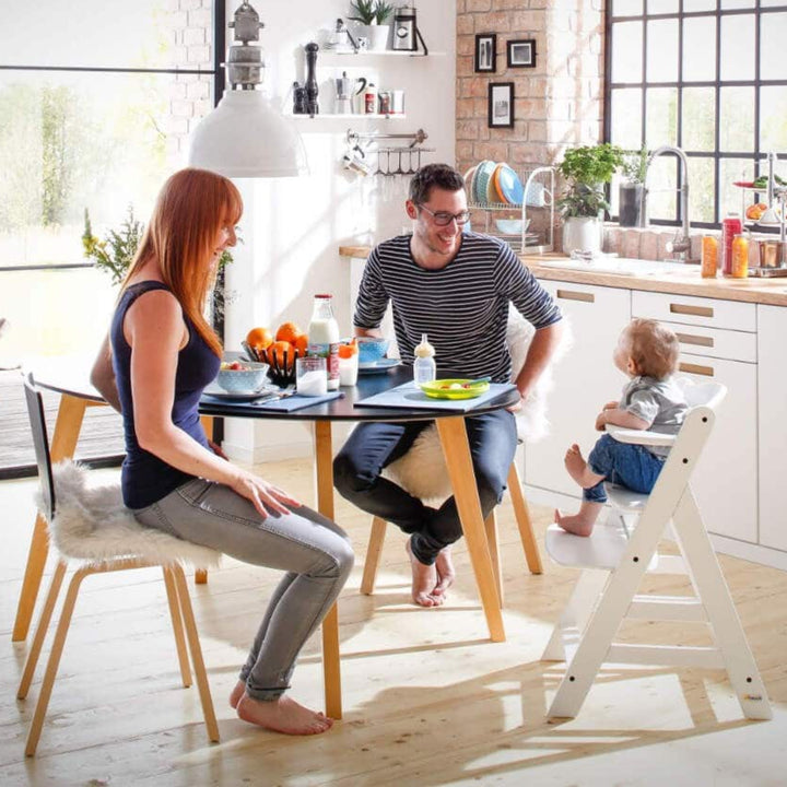 Hauck - Alpha+ Wooden Highchair - White