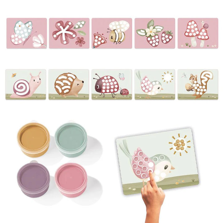 Little Dutch - Fingerpaint Set - Fairy Garden