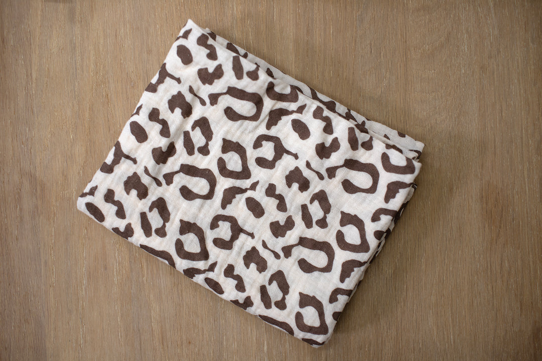 Mabel & Fox - Cotton Muslin Cloth - Leopard