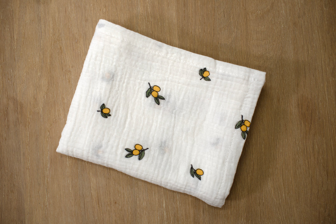 Mabel & Fox - Cotton Muslin Cloth - Lemon - Mabel & Fox