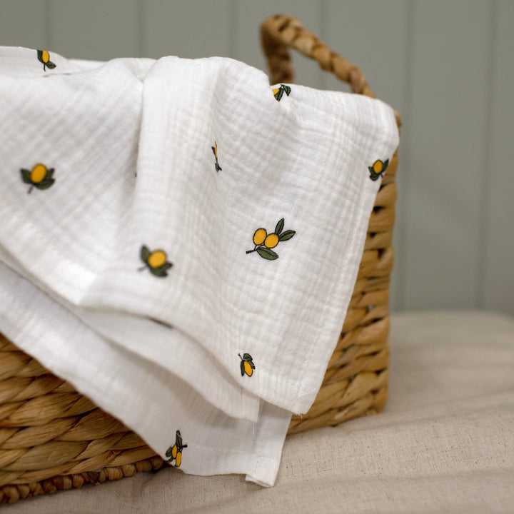 Mabel & Fox - Cotton Muslin Cloth - Lemon