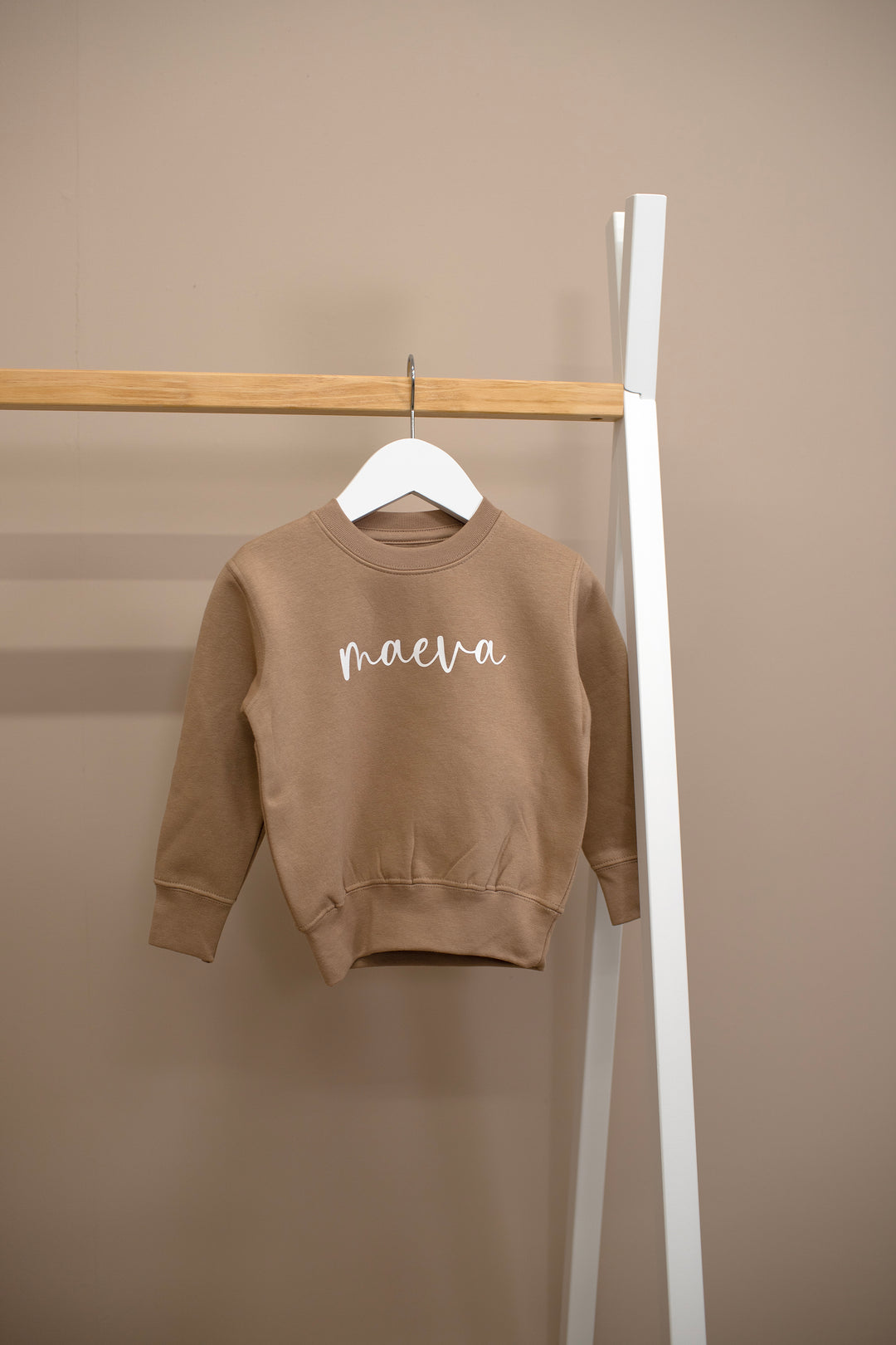 Mabel & Fox - Personalised Kids Sweatshirt - Vintage Taupe