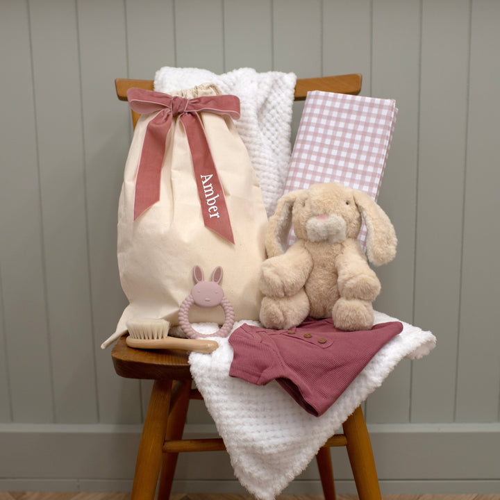 Mabel & Fox - Personalised Baby Gift Set - Blush