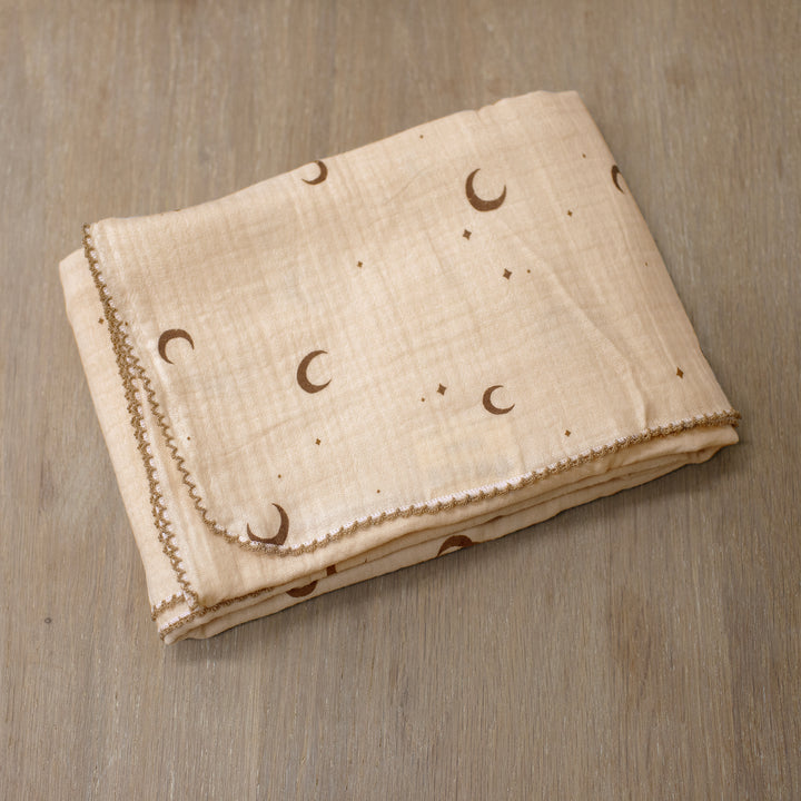 Mabel & Fox - Cotton Muslin Swaddle - Celestial