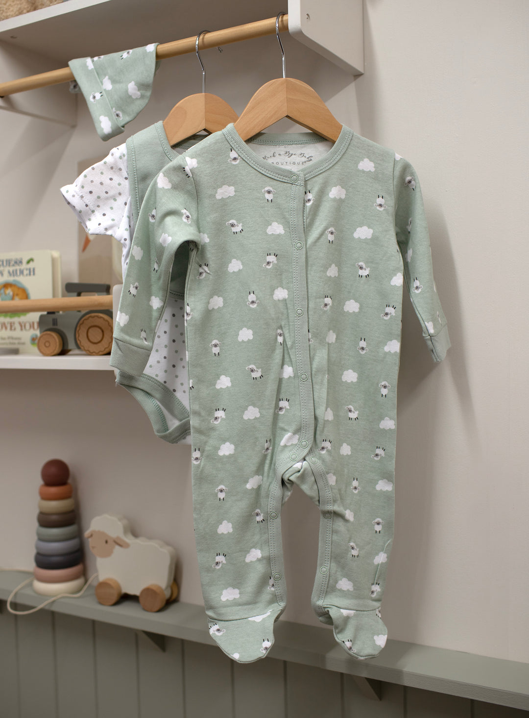 Mabel & Fox - 5 Piece Outfit Set - Sheep