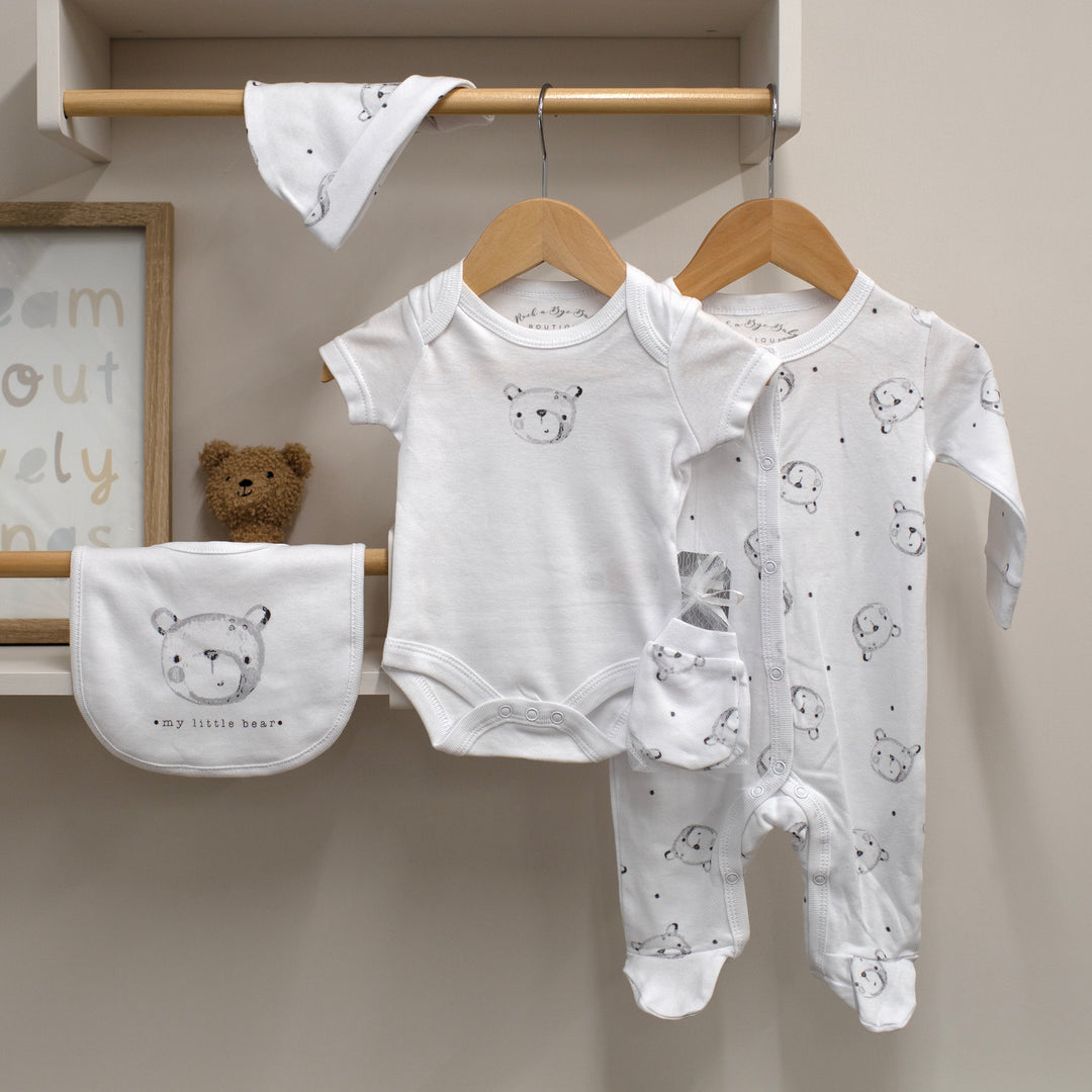 Mabel & Fox - 5 Piece Outfit Set - Baby Bear