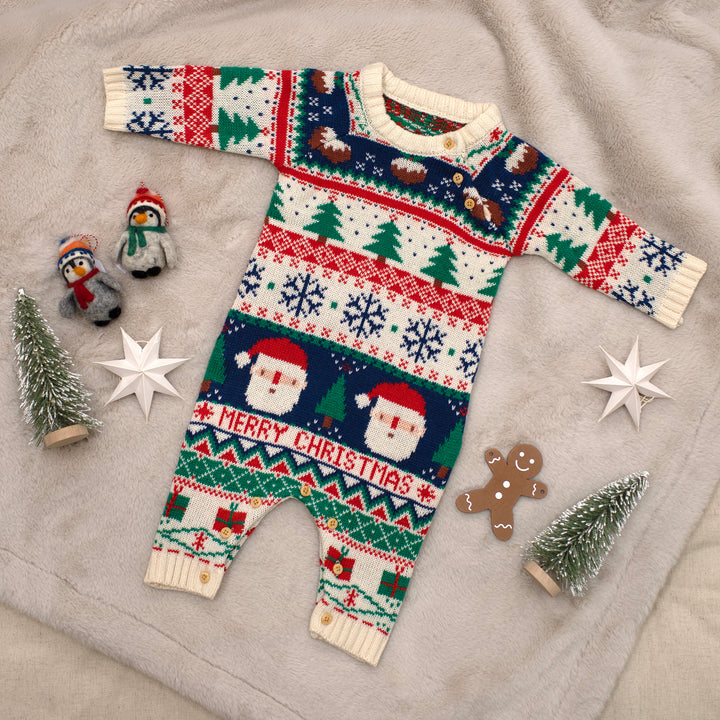 Mabel & Fox - Fairisle Christmas Onesie