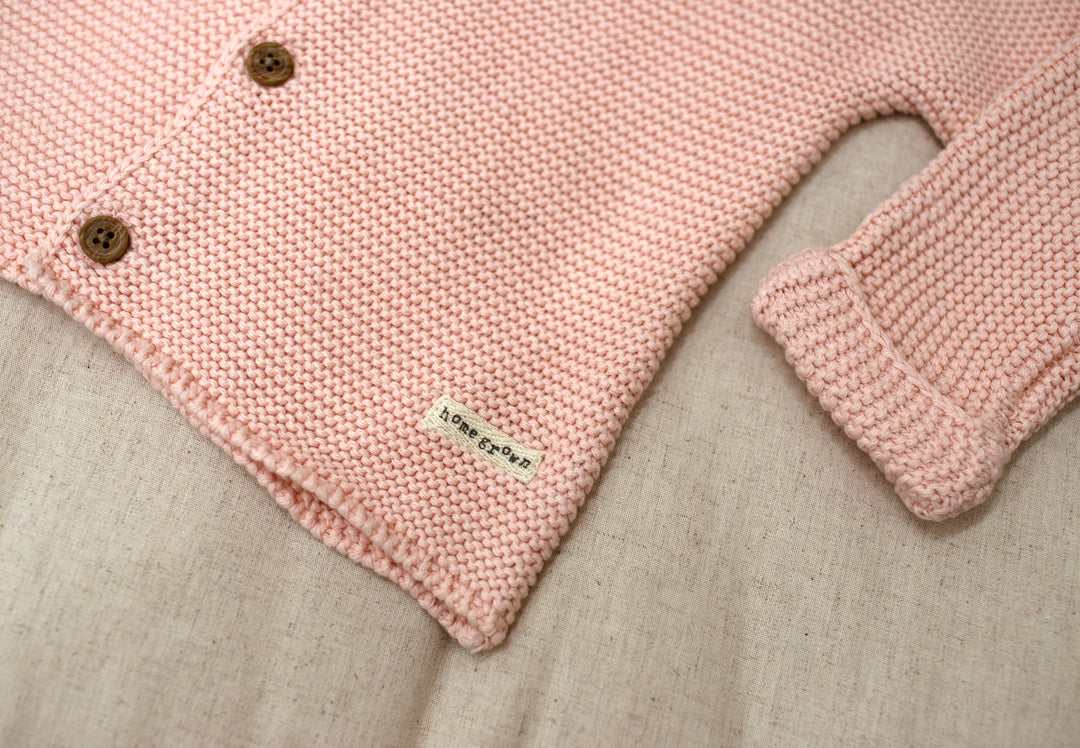 Mabel & Fox - Organic Knitted Cardigan - Pink