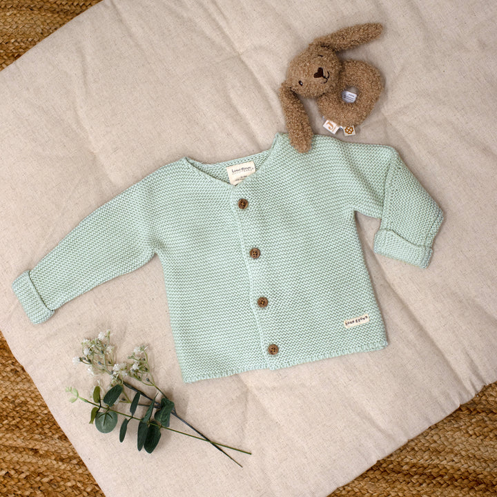 Mabel & Fox - Organic Knitted Cardigan - Green