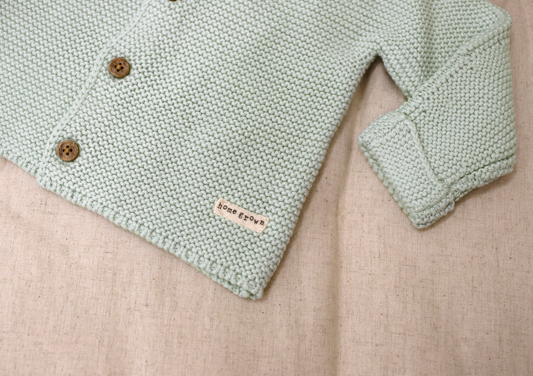 Mabel & Fox - Organic Knitted Cardigan - Green