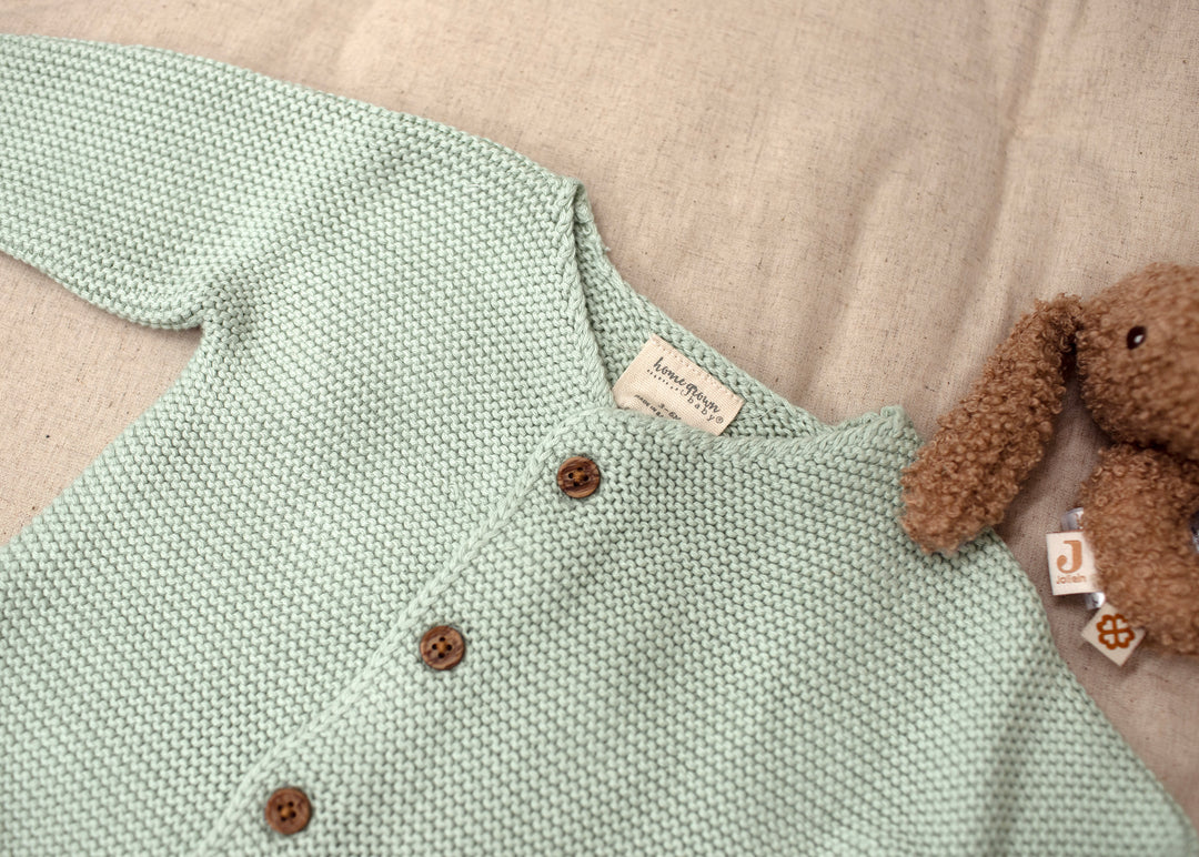 Mabel & Fox - Organic Knitted Cardigan - Green