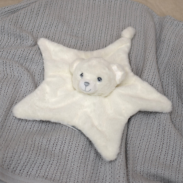 Mabel & Fox - Bear Comforter - White