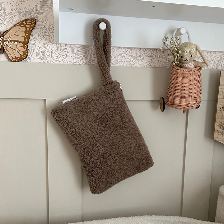 Mabel & Fox - Teddy Pouch - Ash Brown