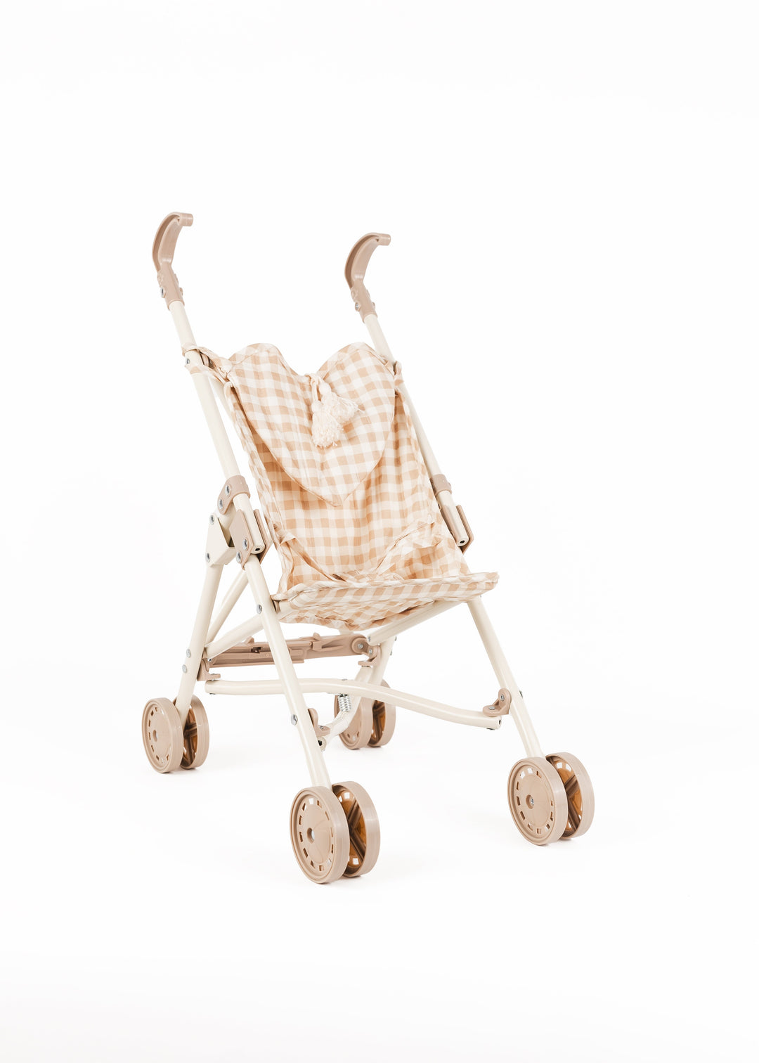 Mrs Ertha - Doll Stroller - Soft Squares - Mabel & Fox