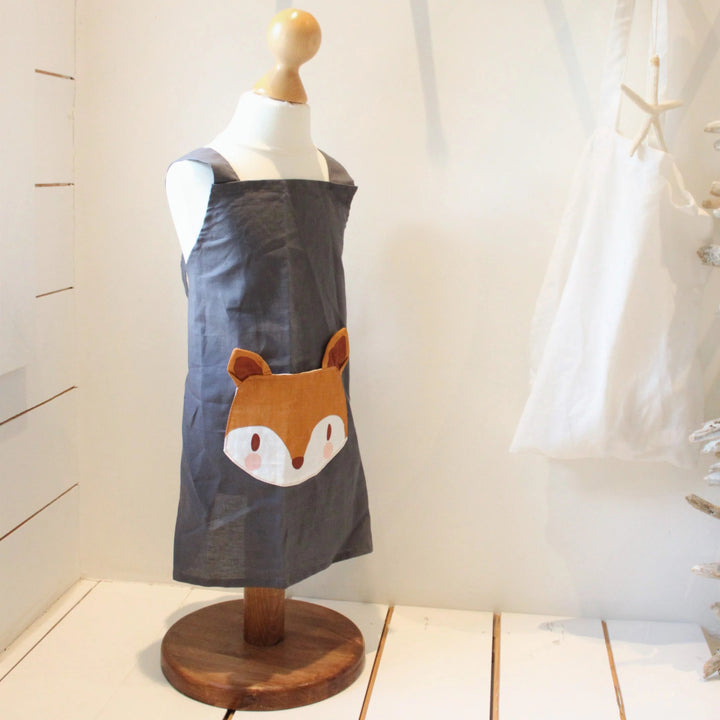 Sample Sale - ThreadBear - Fox Linen Apron - Oliver