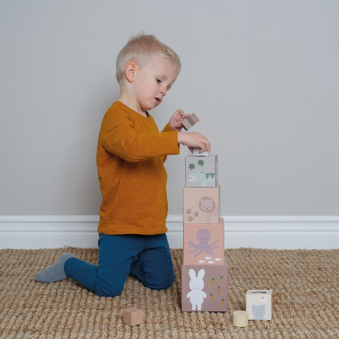 Jabadabado - Stacking & Sorting Cubes - Mabel & Fox