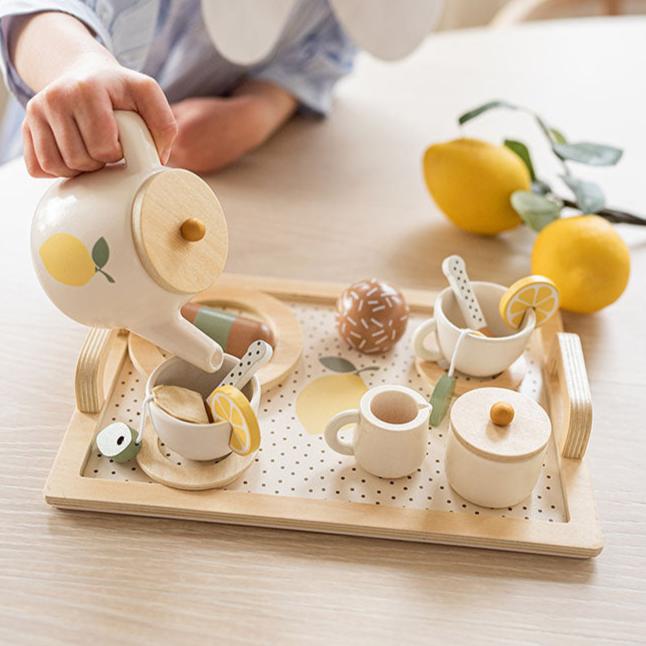 Jabadabado - Wooden Afternoon Tea Set